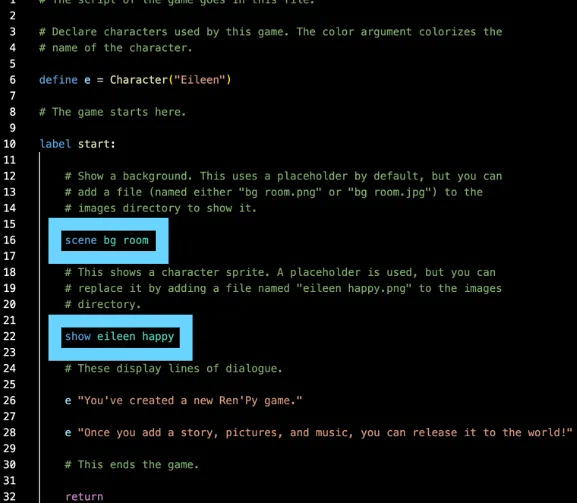 script.rpy Image Example
